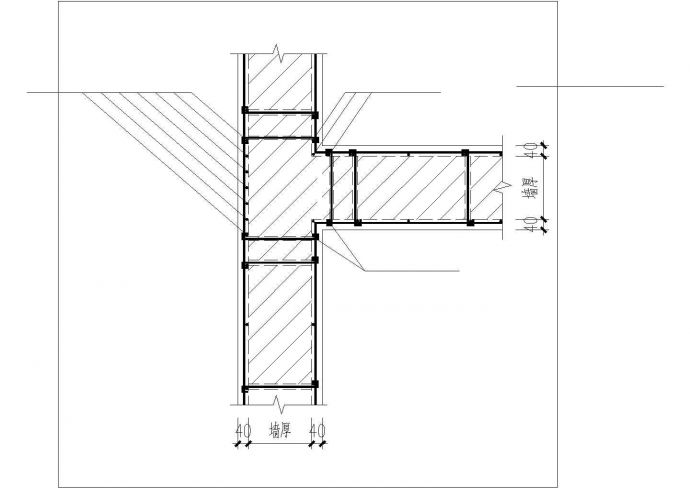 某三层校舍砖混加固设计图（共4张cad图）_图1