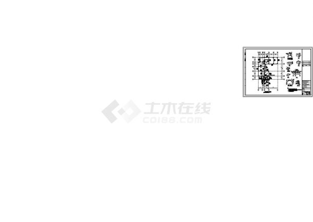 【上海】某两层框架结构高档别墅（C型）全套结构设计施工图纸-图一