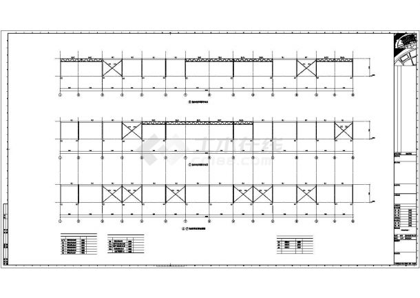 世博会空间钢梁（桁）架结构非洲馆结构施工图-图一