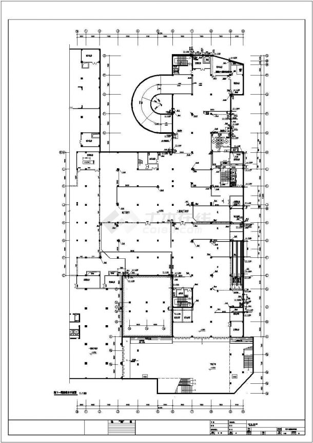 【四川】购物广场建筑给排水施工图-图二