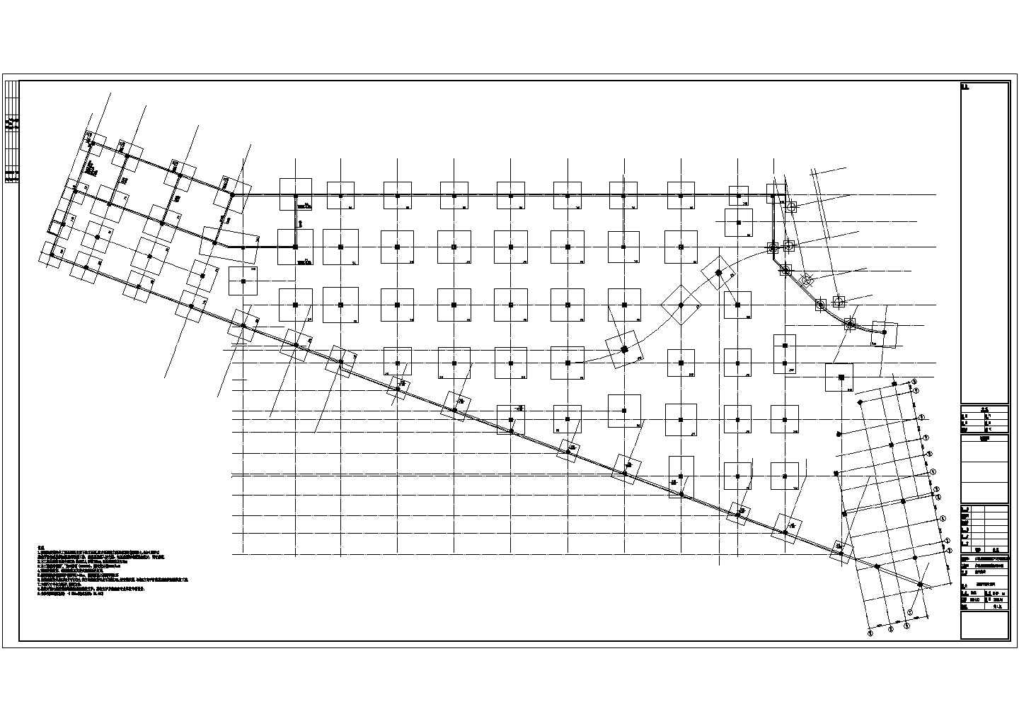 【广东】三层框架结构商业楼结构设计施工图（含建筑图）