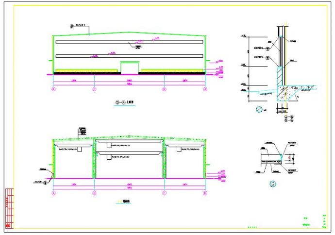 某厂房全套建筑、结构、水电施工图（各专业）_图1