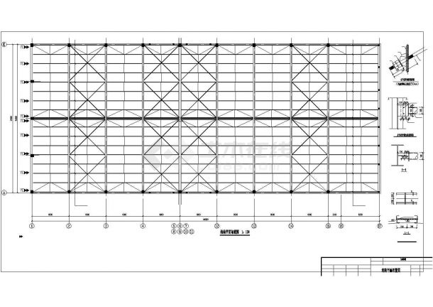 某24米跨多层门式刚架工业厂房结构施工图-图二