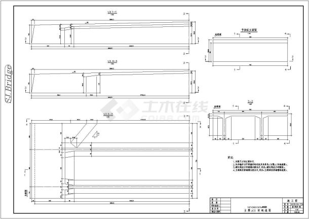 147+340+147m斜拉桥全套施工图-图二