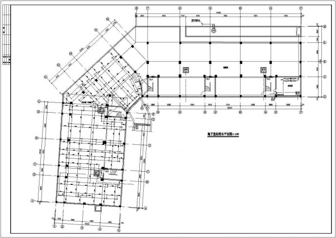 某小区地上六层建筑给排水设计图纸（含设计说明）_图1