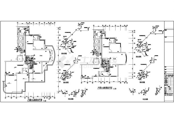 某小区二十二层建筑给排水施工图（含设计说明）-图二