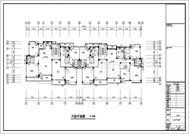 某小区六层住宅楼给排水施工图（高17米）-图二