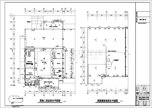 【江苏】6714平方米某制衣厂房给排水设计施工图-图二