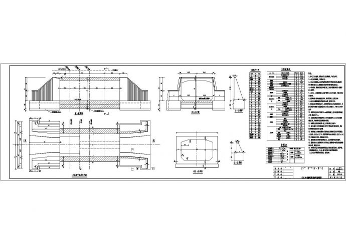 【知名设计院】8m及12m钢筋混凝土箱形桥设计施工图（含1孔2孔 ）_图1
