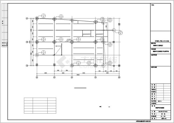 多层钢结构餐厅夹层钢平台结构施工图（共15张图）-图一