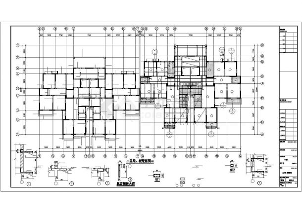 合肥某地上二十八层剪力墙住宅楼结构设计图（11号楼）-图二