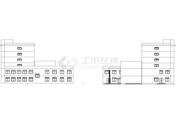 某旅馆建筑设计施工图（毕业设计）-图二