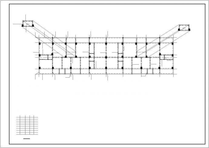 某地上七层框架别墅结构施工图（桩基础）_图1