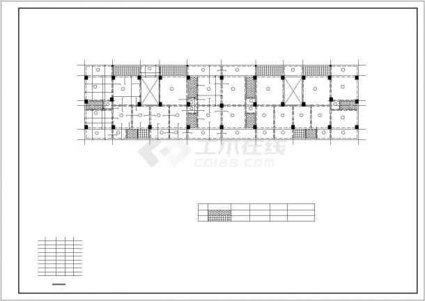 某地上七层框架别墅结构施工图（桩基础）-图二