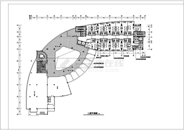 3层大型电力调度中心室内装饰装修施工方案（多图）-图二