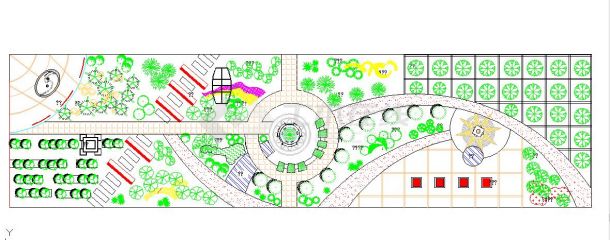 某地区小型日式小游园设计图（共2张）-图二