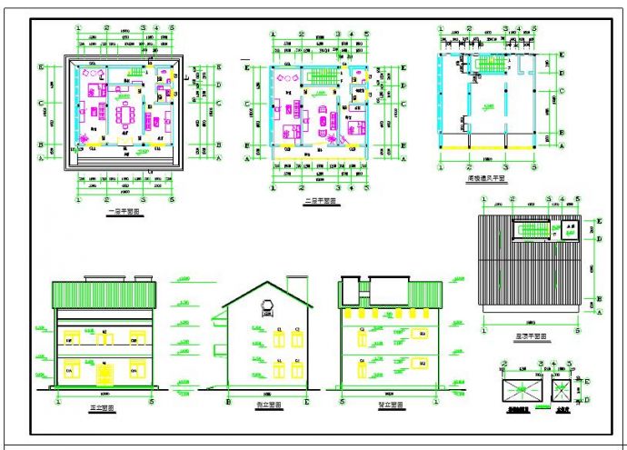 某三层小康农居建筑结构设计施工图_图1