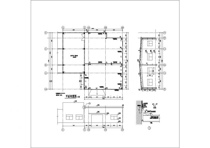 单层框架结构厂房结构设计施工图（6度抗震）_图1