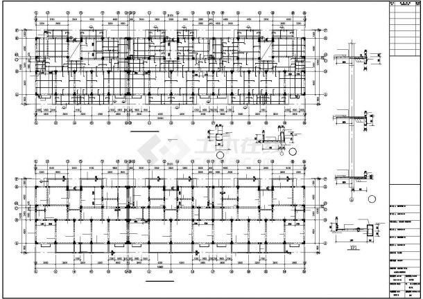 [南通]某多层框架住宅结构设计图（7度抗震）-图二