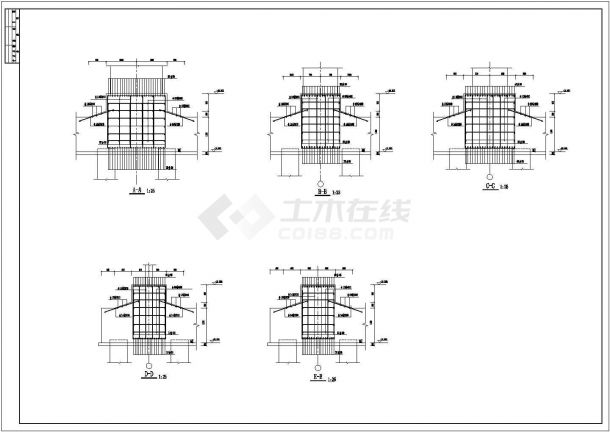 【陕西】双筒煤仓混凝土结构设计施工图（桩基础）-图一