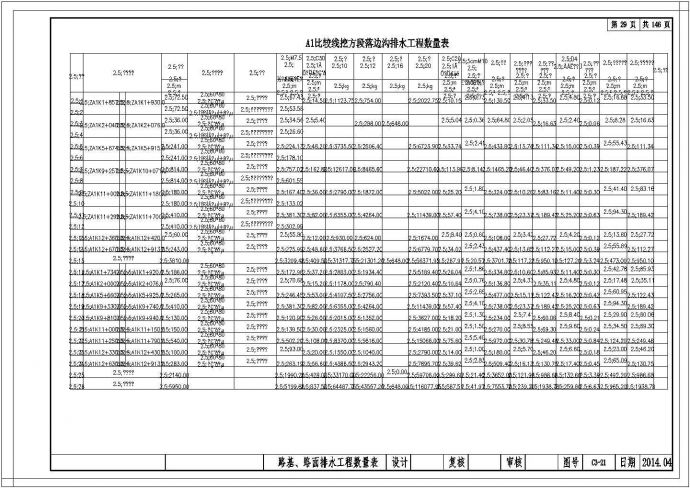 61km双向四车道高速公路路基路面初步设计（410张数据表）_图1