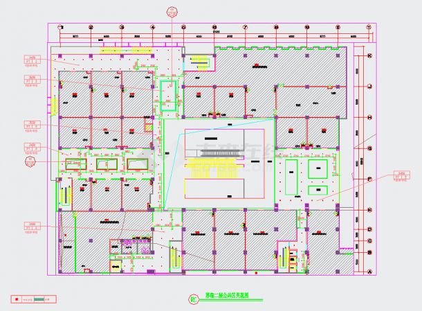 【江苏】现代五星级酒店商场公共区装修施工图-图二