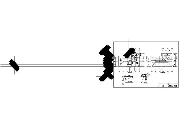 某三层铁路下车务段单身宿舍结构设计施工图_图1