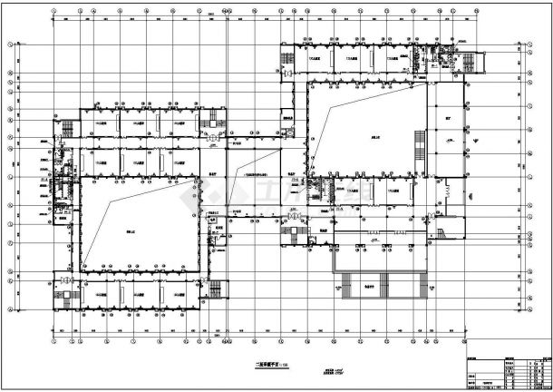 [济南]某29750㎡六层公共教学楼采暖设计施工图（散热器热水）-图一