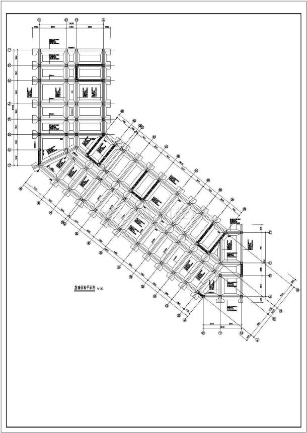 某地区钢结构建筑基础设计施工图纸-图二