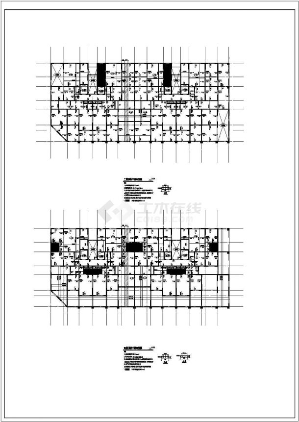地下二层地上18层框剪住宅结构施工图-图二