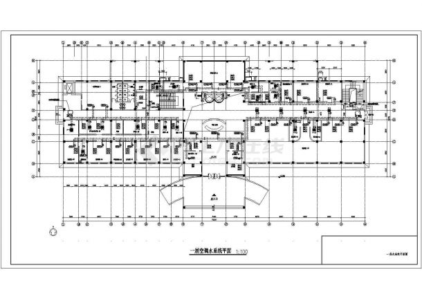 某市11682平米口腔医院空调设计全套图纸-图一