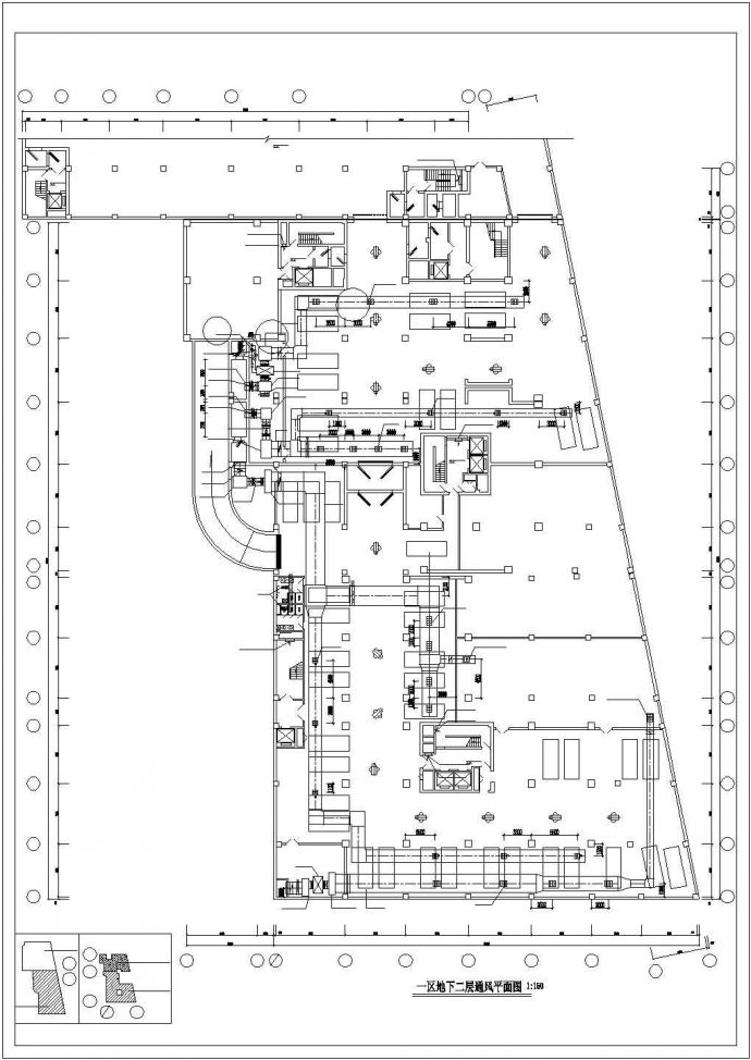 某25层综合楼采暖系统设计施工图纸_图1
