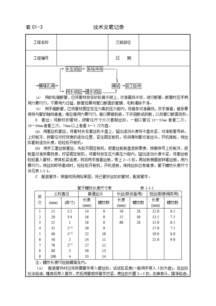 暖卫设备及管道安装基本工艺技术交底-图二