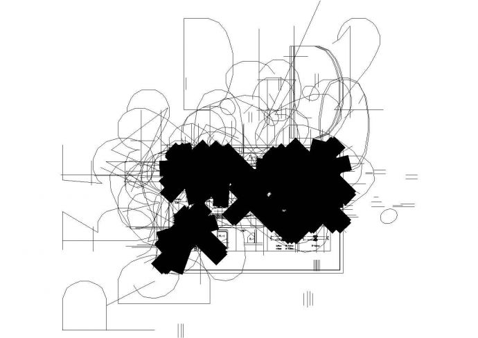 青岛某钢框架结构停车楼结构图（含结构设计说明）_图1