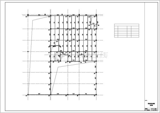3D3S设计汽车展厅钢结构施工图-图一