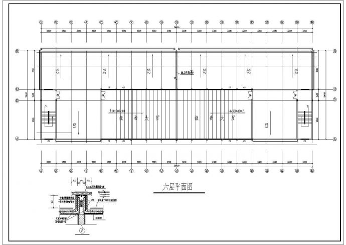 五层框架结构学生公寓楼结构设计施工图_图1