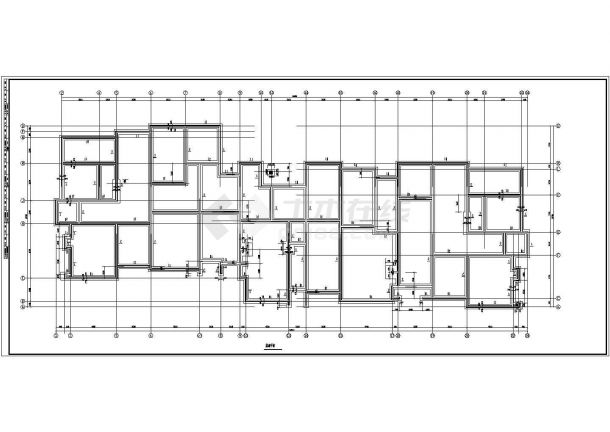 某剪力墙结构条形基础别墅结构设计施工图（8度抗震）-图一