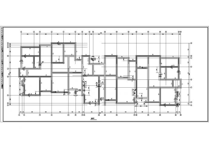 某剪力墙结构条形基础别墅结构设计施工图（8度抗震）_图1
