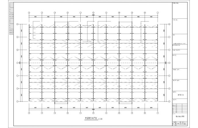 住宅小区钢框架大门结构施工图（独立基础，共14张）_图1