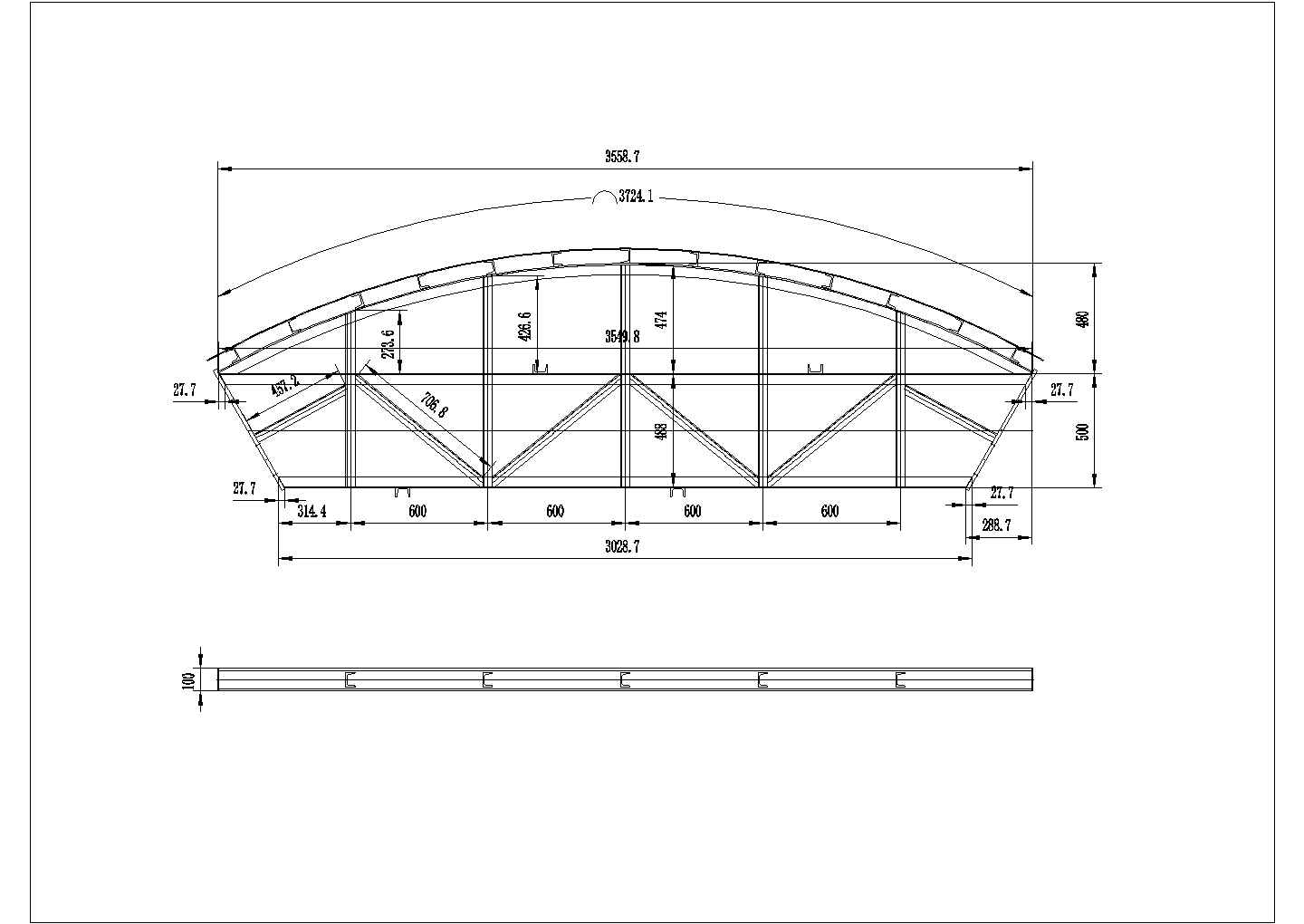 单层地窖结构钢模板图（方案图，共4张）