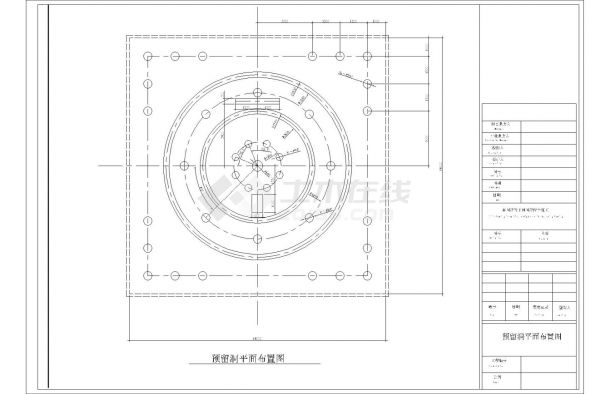 旱喷泉水池建筑结构施工图（含结构设计说明，共9张）-图二