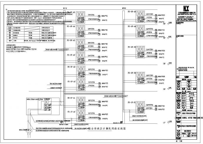 [江苏]工艺职业技术学院实训楼智能化系统工程图纸_图1