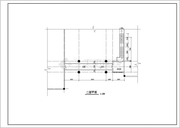 单层砖混围护钢框架结构施工图（含设计说明，共13张）-图二