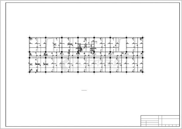 4960.8㎡六层框架结构社区服务中心毕业设计（含建筑图结构图计算书）-图一