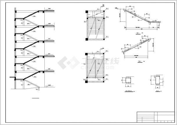 4960.8㎡六层框架结构社区服务中心毕业设计（含建筑图结构图计算书）-图二