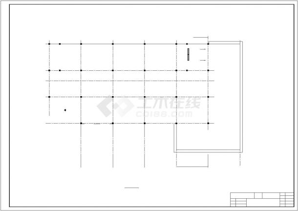 3920㎡某三层框架结构百货商场毕业设计(含计算书、部分结构设计图)-图二