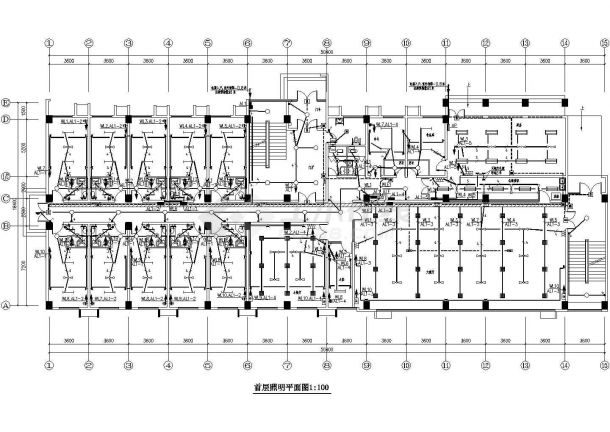 【江苏】某四层工厂职工宿舍楼电气设计施工图-图二