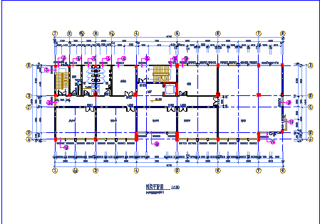 某小区多层办公楼施工方案设计全套CAD图-图一