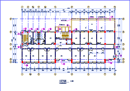 某小区多层办公楼施工方案设计全套CAD图-图二