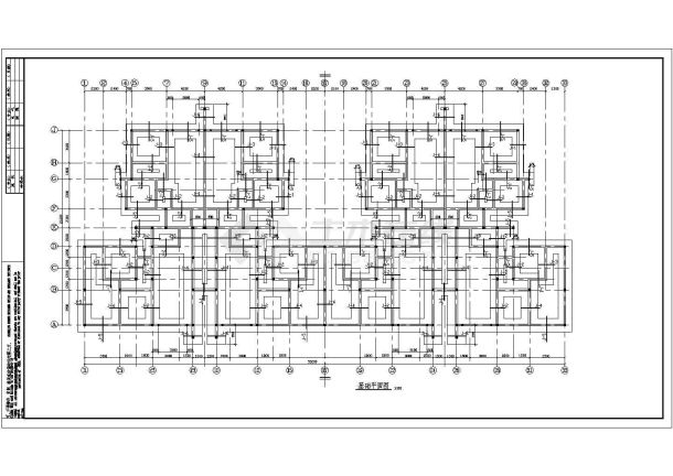 七层砌体结构砖混结构住宅楼结构设计施工图(两套)-图二